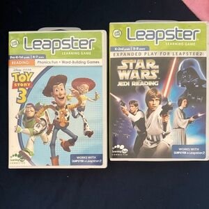 Leapster Learning Game Set - Toy Story 3 & Star Wars Jedi Reading